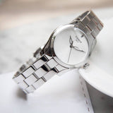 Tissot T Wave Silver Dial Silver Steel Strap Watch For Women - T112.210.11.031.00 Authentic Buy Shop Now
