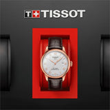 Tissot Le Locle Powermatic 80 Silver Dial Brown Leather Strap Watch For Men - T006.407.36.033.00 Authentic Buy Shop Now