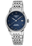 Tissot Le Locle Powermatic 80 Blue Dial Silver Steel Strap Watch For Men - T006.407.11.043.00 Authentic Buy Shop Now