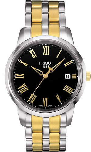 Tissot T Classic Dream Black Dial Two Tone Steel Strap Watch for Men - T033.410.22.053.01 Authentic Buy Shop Now
