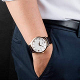 Tissot T Classic Tradition Silver Dial Brown Leather Strap Watch For Men - T063.610.36.038.00 Authentic Buy Shop Now