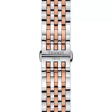 Tissot Tradition Powermatic 80 Open Heart Silver Dial Two Tone Steel Strap Watch For Men - T063.907.22.038.01 Authentic Buy Shop Now