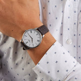 Tissot T Classic Tradition 5.5 Quartz White Dial Brown Leather Strap Watch For Men - T063.409.16.018.00 Authentic Buy Shop Now