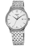 Tissot T Classic Tradition White Dial Silver Steel Strap Watch For Men - T063.610.11.037.00 Authentic Buy Shop Now