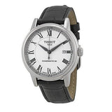 Tissot Carson Powermatic 80 White Dial Black Leather Strap Watch For Men - T085.407.16.013.00 Authentic Buy Shop Now