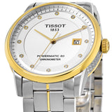 Tissot Luxury Powermatic 80 Silver Dial Silver Steel Strap Watch For Men - T086.408.22.036.00 Authentic Buy Shop Now