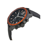 Tissot T Sport Quickster Chronograph Black Dial Black Rubber Strap Watch For Men - T095.417.36.057.01 Authentic Buy Shop Now