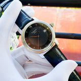 Tissot T Classic Bridgeport Black Dial Black Leather Strap Watch For Men - T097.410.16.058.00 Authentic Buy Shop Now