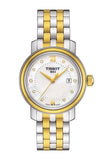 Tissot T Classic Bridgeport Automatic Mother of Pearl Dial Two Tone Steel Strap Watch for Women - T097.410.22.116.00 Authentic Buy Shop Now