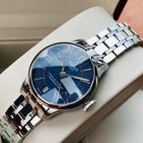 Tissot Chemin Des Tourelles Powermatic 80 Lady Blue Dial Silver Steel Strap Watch For Women - T099.207.11.048.00 Authentic Buy Shop Now