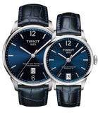 Tissot Chemin Des Tourelles Powermatic 80 Lady Blue Dial Blue Leather Strap Watch For Women - T099.207.16.047.00 Authentic Buy Shop Now