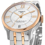 Tissot Chemin Des Tourelles Powermatic 80 Lady Silver Dial Two Tone Steel Strap Watch For Women - T099.207.22.118.02 Authentic Buy Shop Now