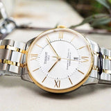 Tissot Chemin Des Tourelles Powermatic 80 Silver Dial Two Tone Steel Strap Watch For Men - T099.407.22.038.00 Authentic Buy Shop Now