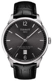 Tissot Chemin Des Tourelles Powermatic 80 Black Dial Black Leather Strap Watch For Men - T099.407.16.447.00 Authentic Buy Shop Now