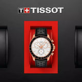 Tissot V8 Quartz Chronograph White Dial Black Rubber Strap Watch For Men - T106.417.36.031.00 Authentic Buy Shop Now