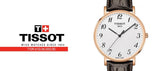 Tissot T Classic Everytime White Dial Black Leather Strap Watch For Men - T109.610.36.032.00 Authentic Buy Shop Now