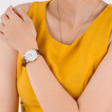 Tissot Everytime Desire Small White Dial Maroon Leather Strap Watch For Women - T109.210.36.031.00 Authentic Buy Shop Now
