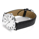 Tissot Everytime Medium White Dial Black Leather Strap Watch For Men - T109.410.16.033.01 Authentic Buy Shop Now