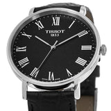 Tissot Everytime Medium Black Dial Black Leather Strap Watch For Men - T109.410.16.053.00 Authentic Buy Shop Now
