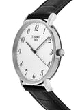 Tissot Everytime Large White Dial Black Leather Strap Watch For Men - T109.610.16.032.00 Authentic Buy Shop Now