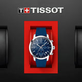 Tissot T Sport PRC 200 Chronograph Blue Rubber Strap Watch For Men - T114.417.17.047.00 Authentic Buy Shop Now