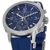 Tissot T Sport PRC 200 Chronograph Blue Rubber Strap Watch For Men - T114.417.17.047.00 Authentic Buy Shop Now
