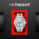 Tissot Chrono XL Classic Silver Dial Silver Steel Strap Watch For Men - T116.617.11.037.00 Authentic Buy Shop Now