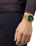 Tissot T Sport Chrono XL Classic Green Dial Two Tone Steel Strap Watch for Men - T116.617.22.091.00 Authentic Buy Shop Now