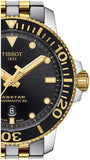 Tissot Seastar 1000 Powermatic 80 Black Dial Two Tone Steel Strap Watch For Men - T120.407.22.051.00 Authentic Buy Shop Now