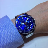 Tissot Seastar 1000 Chronograph Blue Dial Silver Steel Strap Watch For Men - T120.417.11.041.00 Authentic Buy Shop Now