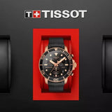 Tissot Seastar 1000 Chronograph Black Dial Black Rubber Strap Watch For Men - T120.417.37.051.00 Authentic Buy Shop Now