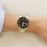 Tissot Seastar 1000 Black Dial Two Tone Steel Strap Watch For Men - T120.410.22.051.00 Authentic Buy Shop Now