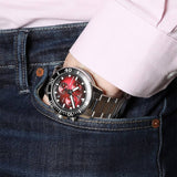 Tissot Seastar 1000 Chronograph Red Dial Silver Steel Strap Watch For Men - T120.417.11.421.00 Authentic Buy Shop Now
