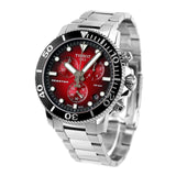 Tissot Seastar 1000 Chronograph Red Dial Silver Steel Strap Watch For Men - T120.417.11.421.00 Authentic Buy Shop Now
