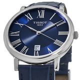 Tissot Carson Premium Blue Dial Blue Leather Strap Watch For Men - T122.410.16.043.00 Authentic Buy Shop Now