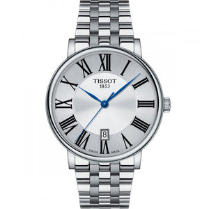 Tissot Carson Premium Silver Dial Silver Steel Strap Watch For Men - T122.410.11.033.00 Authentic Buy Shop Now