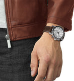 Tissot Supersport Chrono Silver Dial Brown Leather Strap Watch for Men - T125.617.16.031.00 Authentic Buy Shop Now