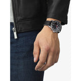 Tissot Supersport Chrono Black Dial Black Leather Strap Watch for Men - T125.617.16.051.00 Authentic Buy Shop Now