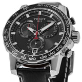 Tissot Supersport Chrono Black Dial Black Leather Strap Watch for Men - T125.617.16.051.00 Authentic Buy Shop Now