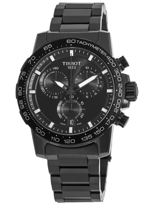 Tissot Supersport Chrono Black Dial Black Steel Strap Watch For Men - T125.617.33.051.00 Authentic Buy Shop Now