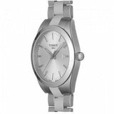 Tissot Gentleman Silver Dial Silver Steel Strap Watch For Men - T127.410.11.031.00 Authentic Buy Shop Now