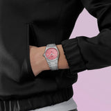 Tissot PRX Quartz Pink Dial Silver Steel Strap Watch for Women - T137.210.11.331.00 Authentic Buy Shop Now