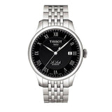 Tissot Le Locle Automatic Black Dial Silver Steel Strap Watch For Men - T41.1.483.53 Authentic Buy Shop Now