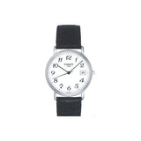 Tissot T Classic Desire White Dial Black Leather Strap Watch For Men - T52.1.421.12 Authentic Buy Shop Now