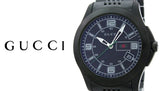 Gucci G Timeless Black Dial Black Steel Strap Watch For Men - YA126202 Authentic Buy Shop Now