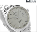 Tag Heuer Carrera Automatic Caliber 5 White Dial Silver Steel Strap Watch for Men - WAR211B.BA0782 Authentic Buy Shop Now