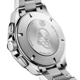 Tag Heuer Aquaracer Automatic Chronograph Black Dial Silver Steel Strap Watch for Men - CAY2110.BA0927 Authentic Buy Shop Now