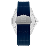 Tag Heuer Aquaracer Calibre 5 Automatic Blue Dial Blue Rubber Strap Watch for Men - WAY201B.FT6150 Authentic Buy Shop Now
