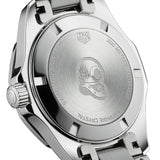 Tag Heuer Aquaracer Quartz Diamonds Black Dial Silver Steel Strap Watch for Women - WAY131P.BA0748 Authentic Buy Shop Now