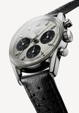 Tag Heuer Carrera Chronograph 60th Anniversary Silver Dial Black Leather Strap Watch for Men - CBK221H.FC8317 Authentic Buy Shop Now